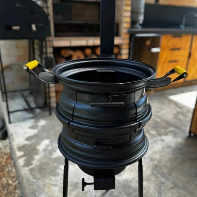 Disco de Arado De Trator com Fogareiro a Lenha