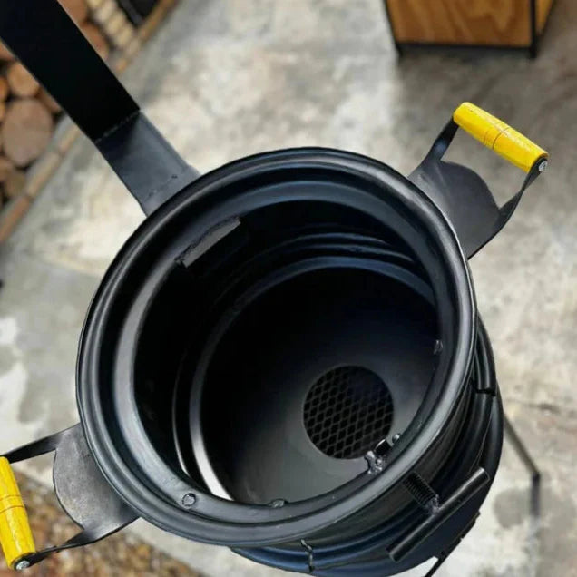 Disco de Arado De Trator com Fogareiro a Lenha